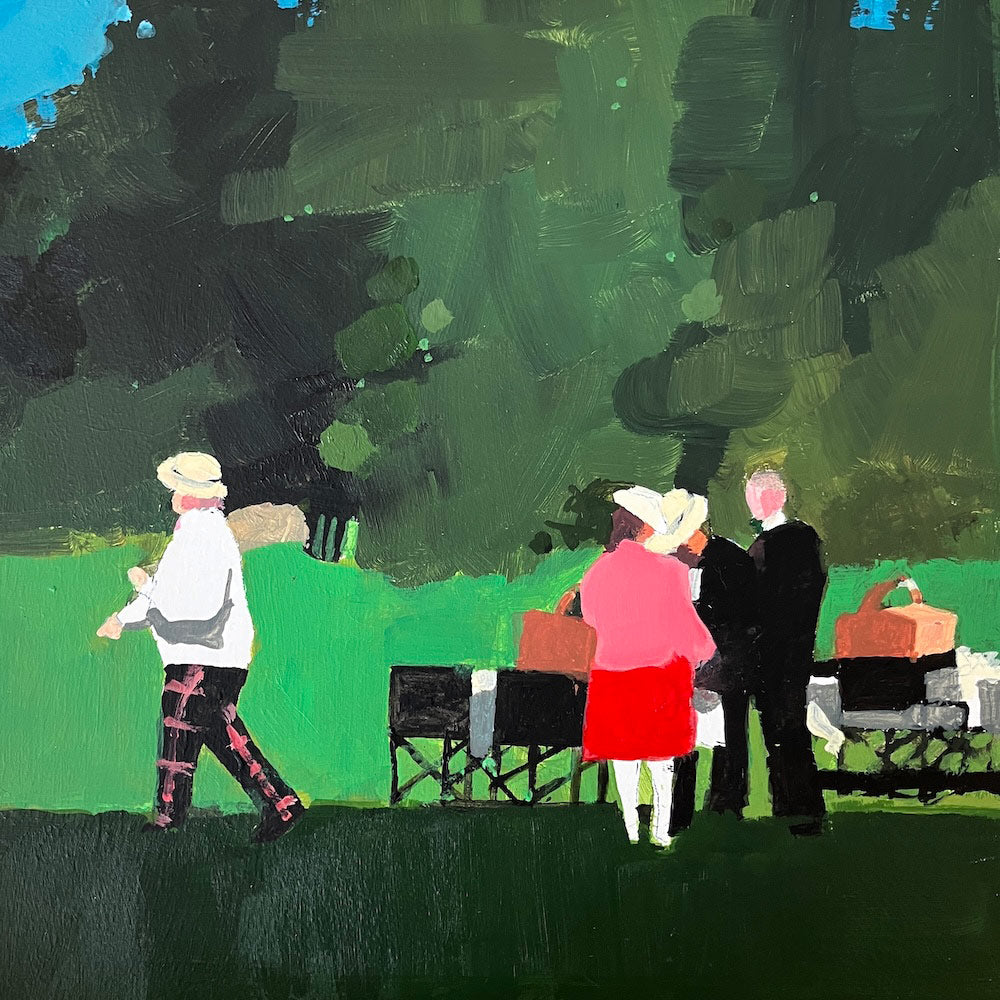 Picnic Group with Tartan
Trousers