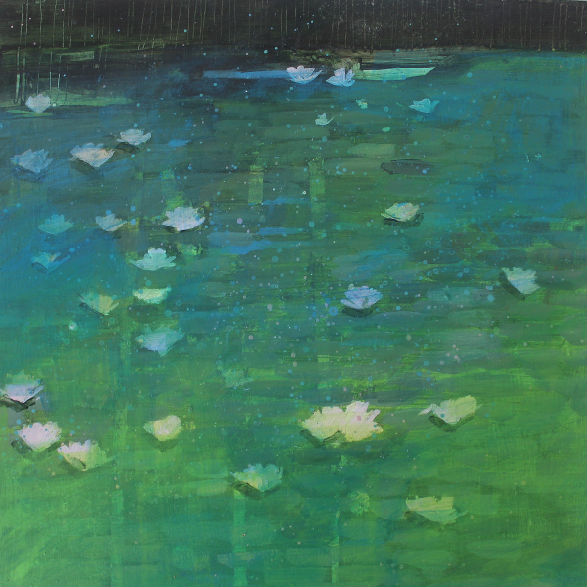 Lilies on the Lake 22.6.23 by Julian Sutherland-Beatson