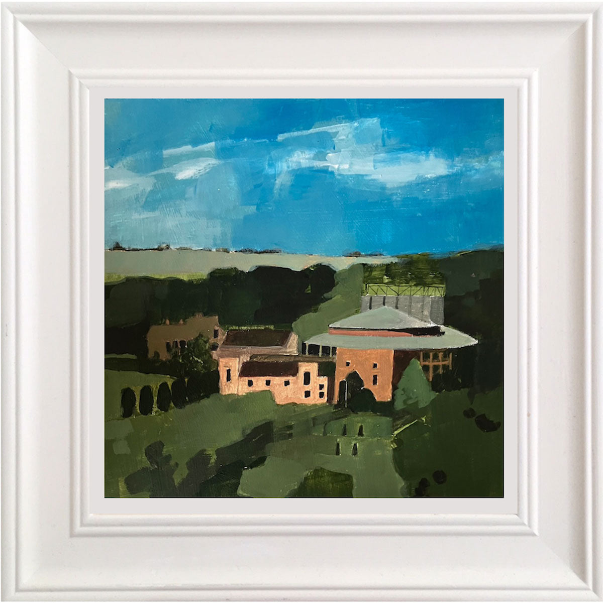 Glyndebourne from above 9.7.24 By Julian Sutherland-Beatson