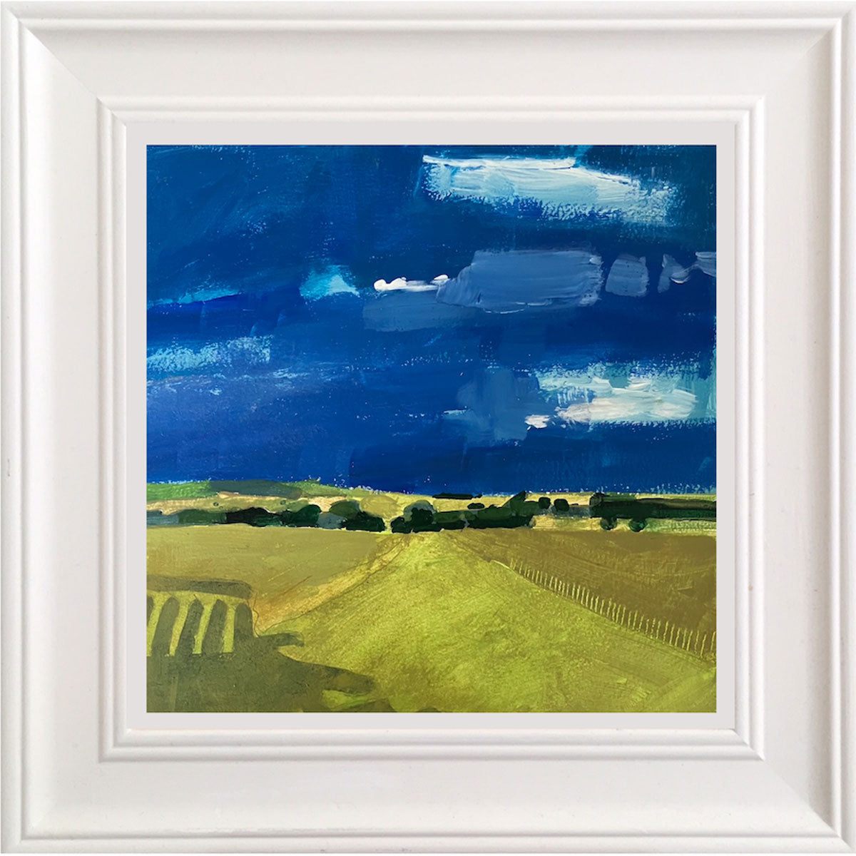 Fields near Glyndebourne 22.7.24 By Julian Sutherland-Beatson