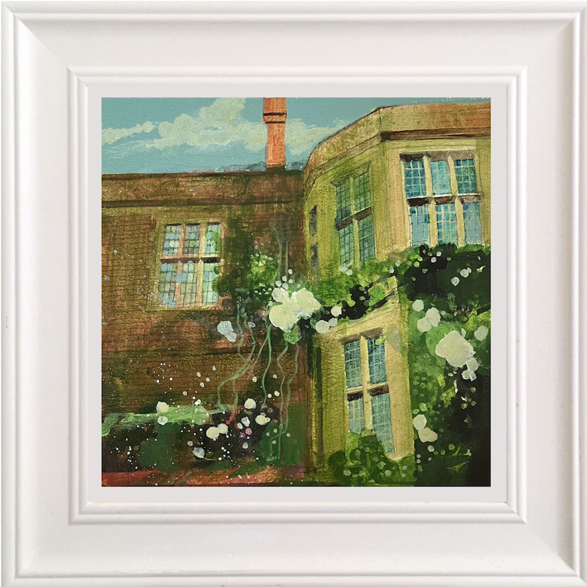Glyndebourne House and foliage 25.7.24 By Julian Sutherland-Beatson