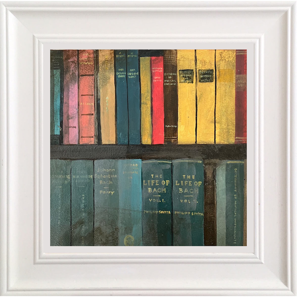 Bookshelf in the Organ Room #4 9.8.24 By Julian Sutherland-Beatson