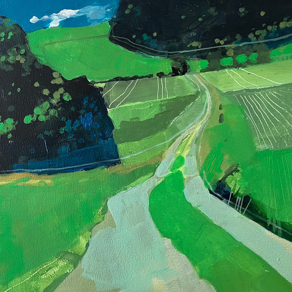 Farm track near Glyndebourne 2026 By Julian Sutherland-Beatson