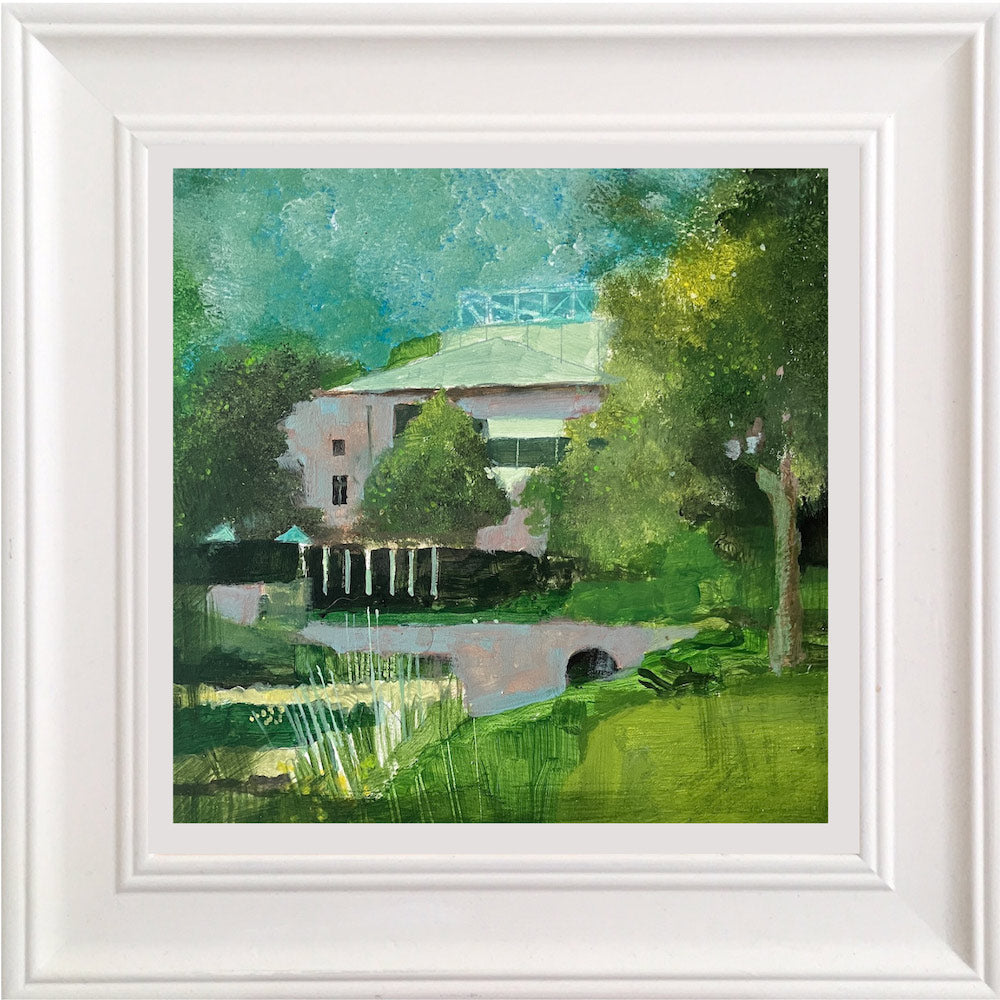 The auditorium from the side of the lake 2026 By Julian Sutherland-Beatson
