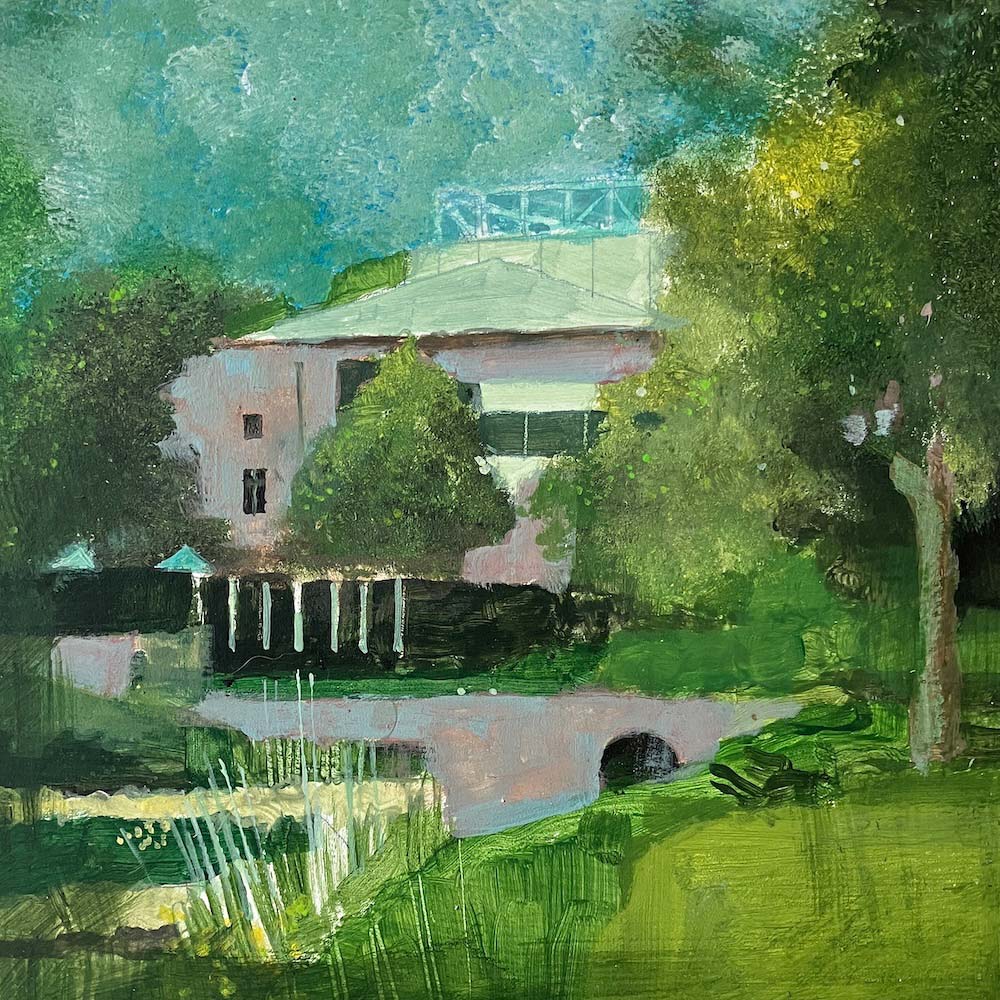 The auditorium from the side of the lake 2026 By Julian Sutherland-Beatson