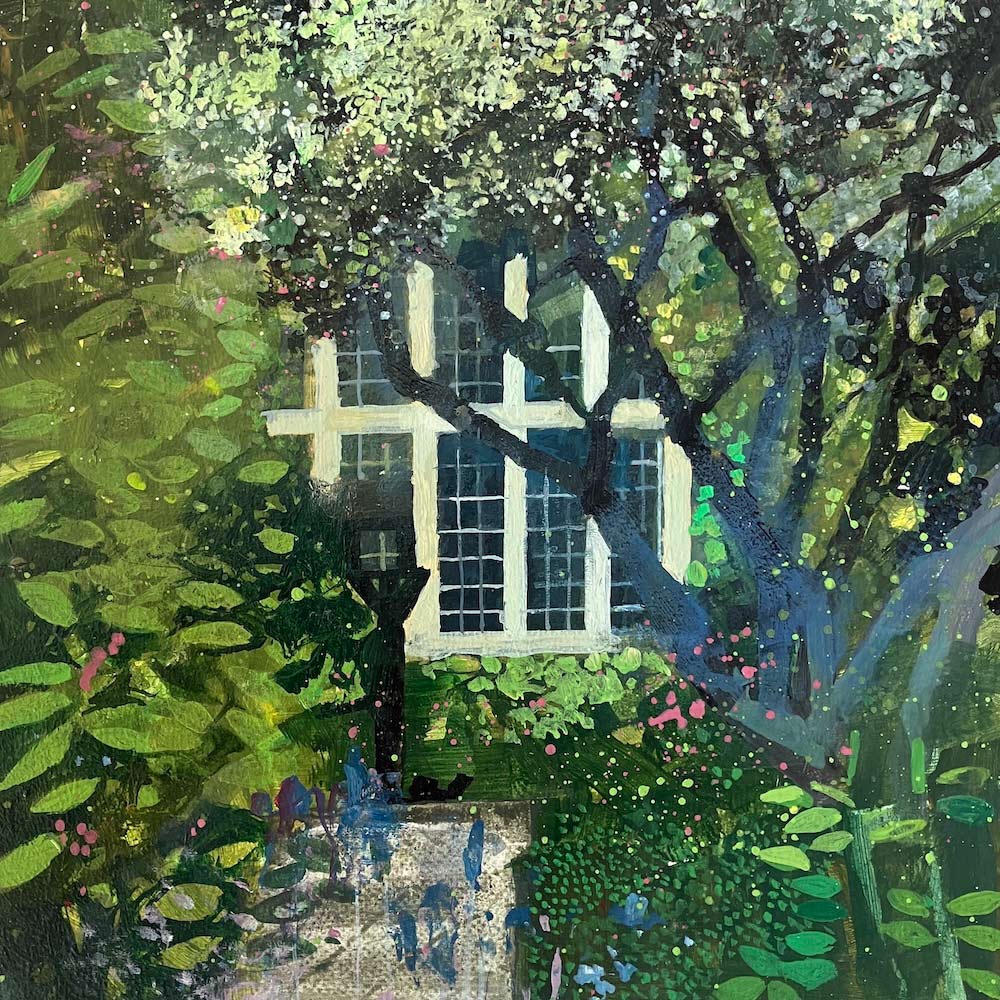 Tree and window to the Organ Room
