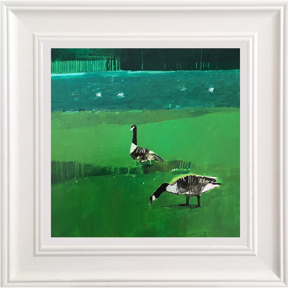 Geese by the Lake 10.06.26 By Julian Sutherland-Beatson