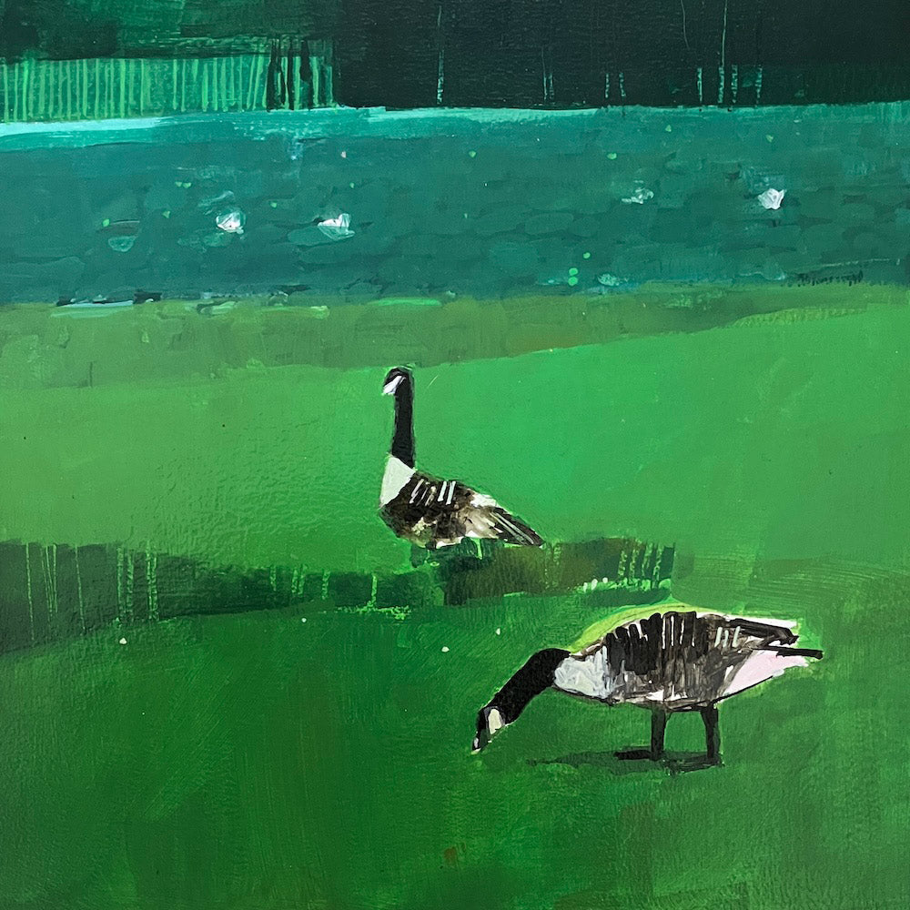 Geese by the Lake 10.06.26 By Julian Sutherland-Beatson