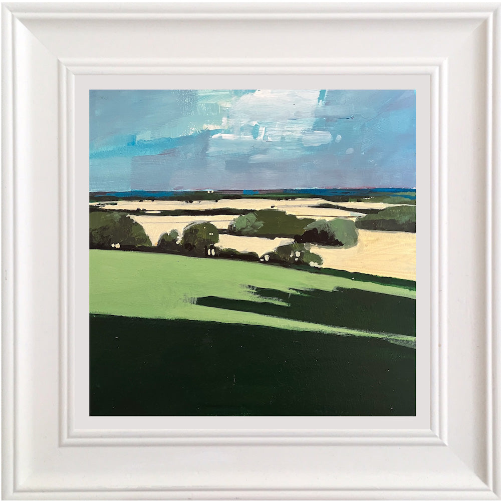 View from near Firle Beacon 13.6.26 By Julian Sutherland-Beatson