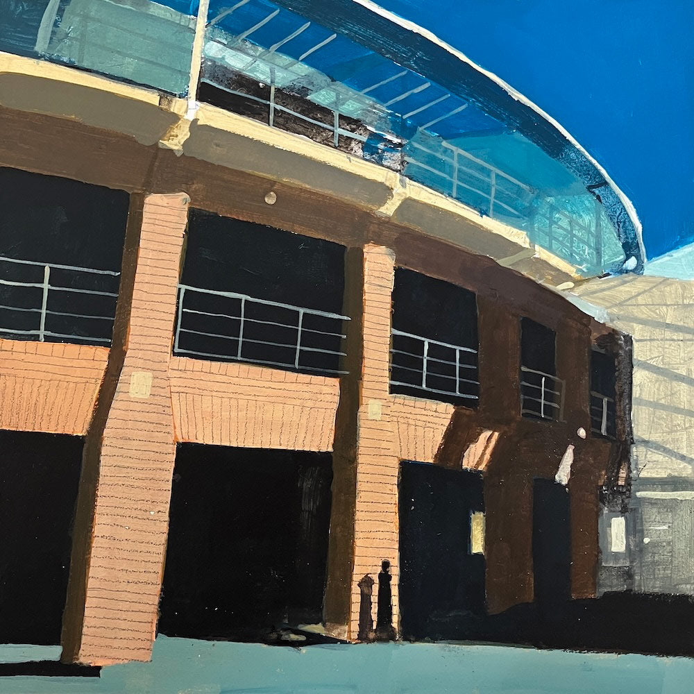 The auditorium on a bright sunny day 24.6.26 By Julian Sutherland-Beatson