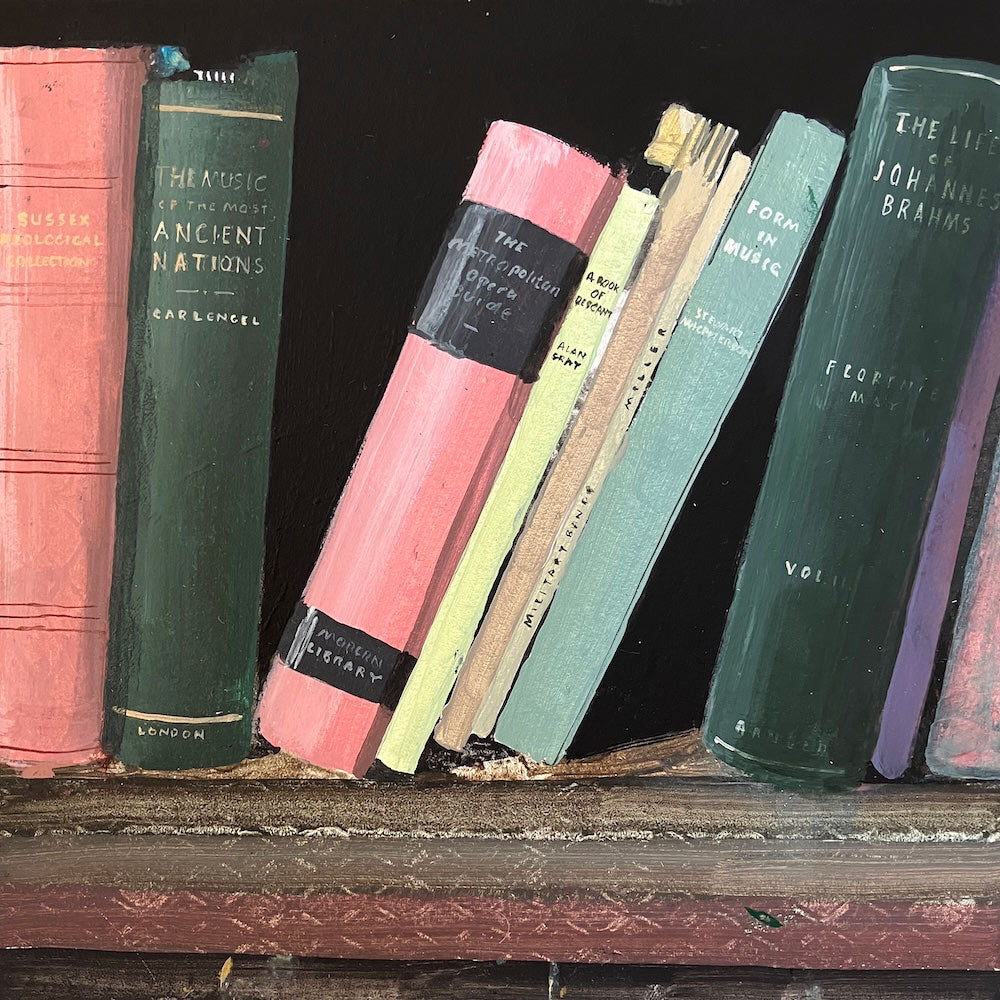 Books in the Organ Room 7.7.26 By Julian Sutherland-Beatson