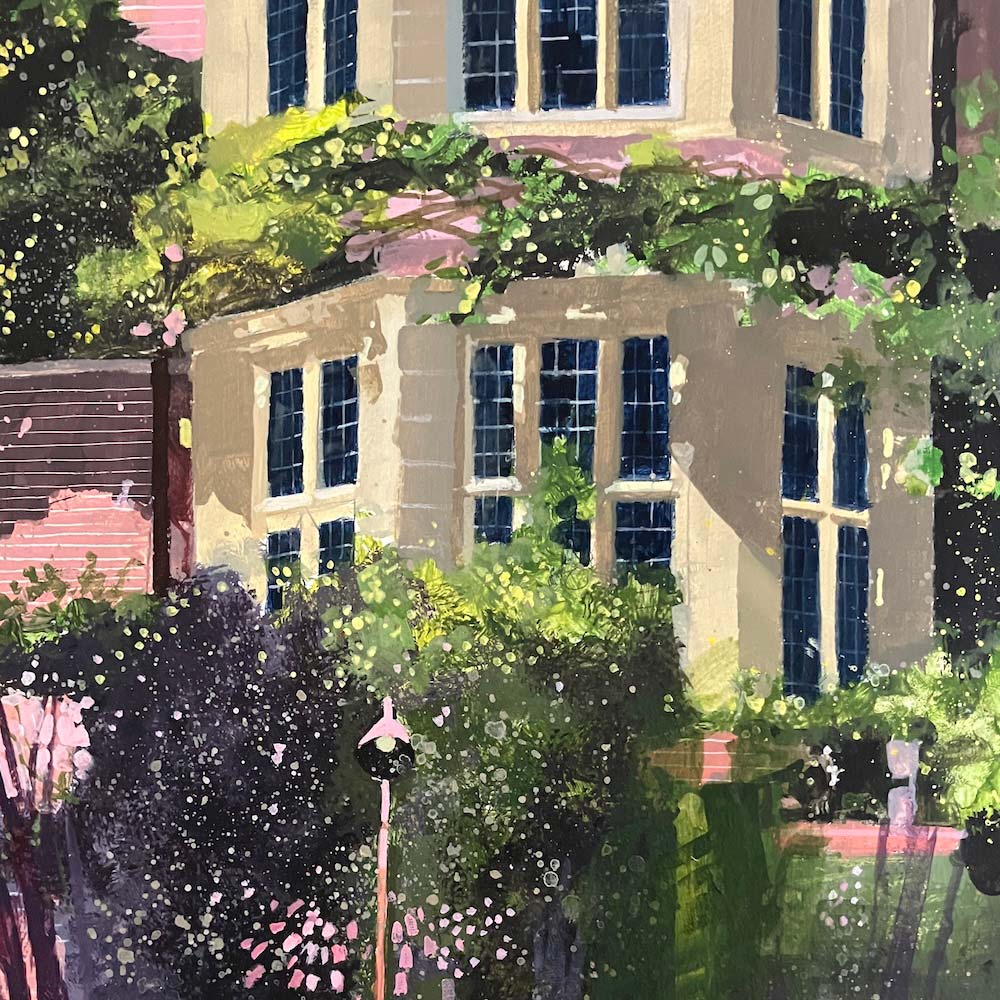 Glyndebourne House in sunlight By Julian Sutherland-Beatson
