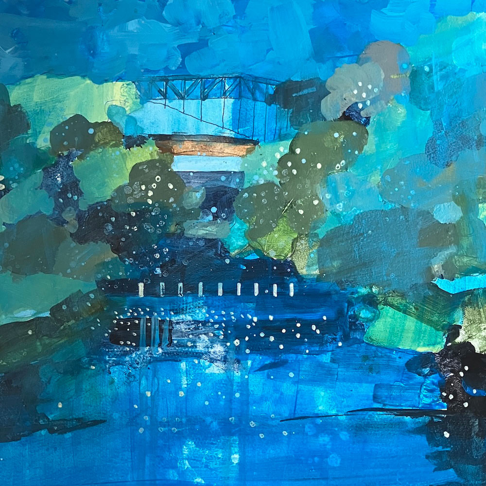 Lake and auditorium By Julian Sutherland-Beatson