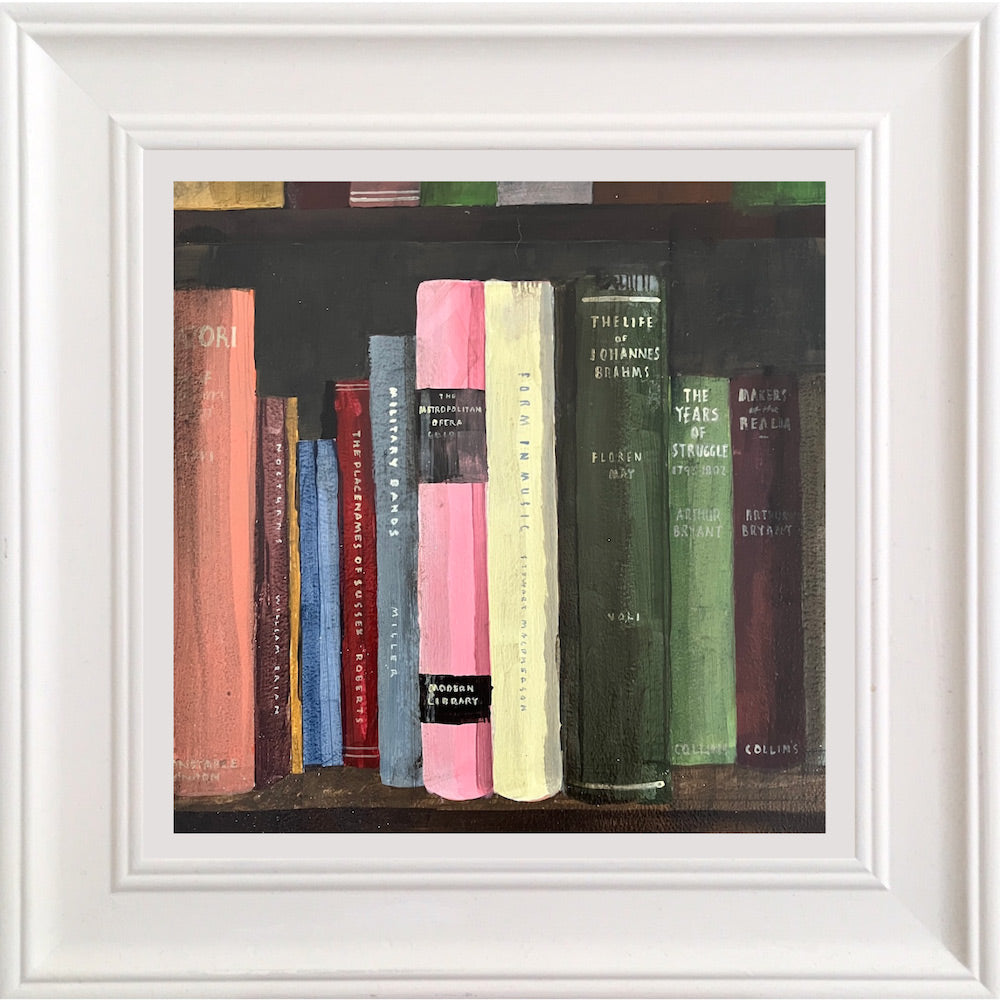 Bookshelf in the Organ Room By Julian Sutherland-Beatson