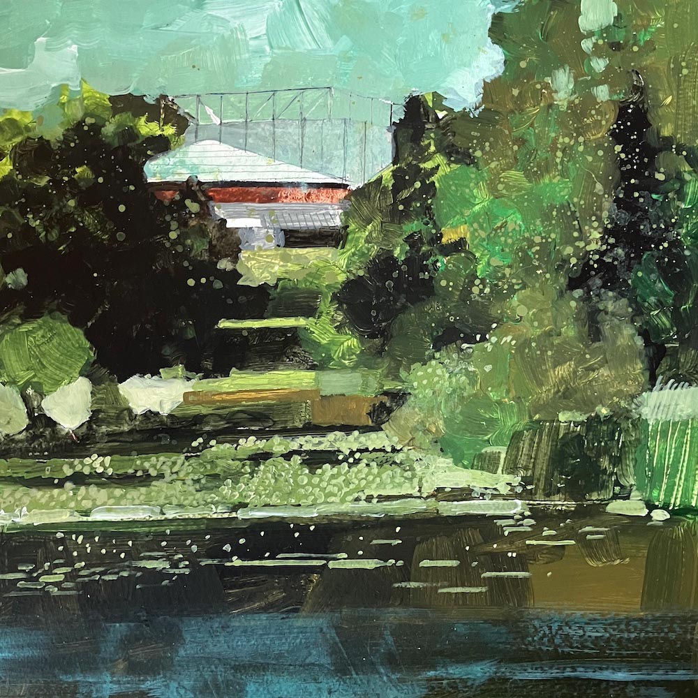 The Auditorium from the Lake 25.7.25 By Julian Sutherland-Beatson