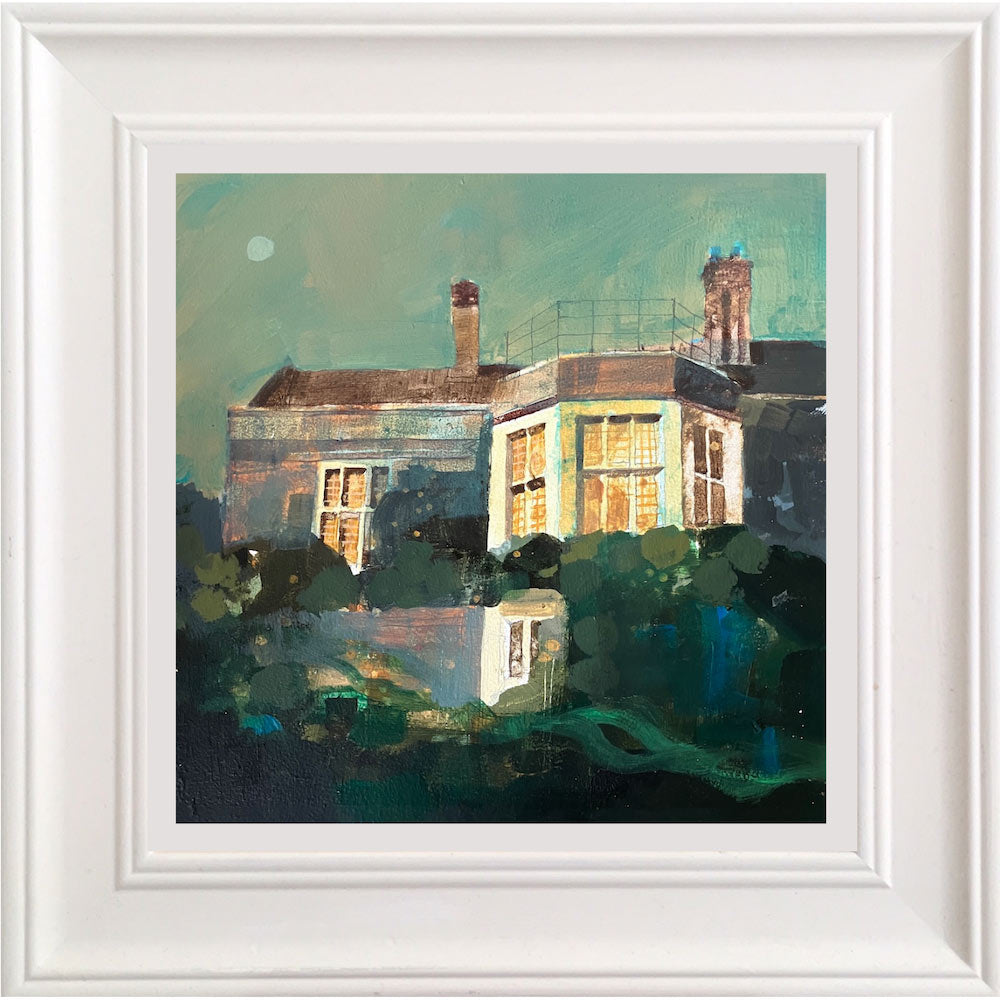 Glyndebourne house at Dusk 28.7.25 By Julian Sutherland-Beatson