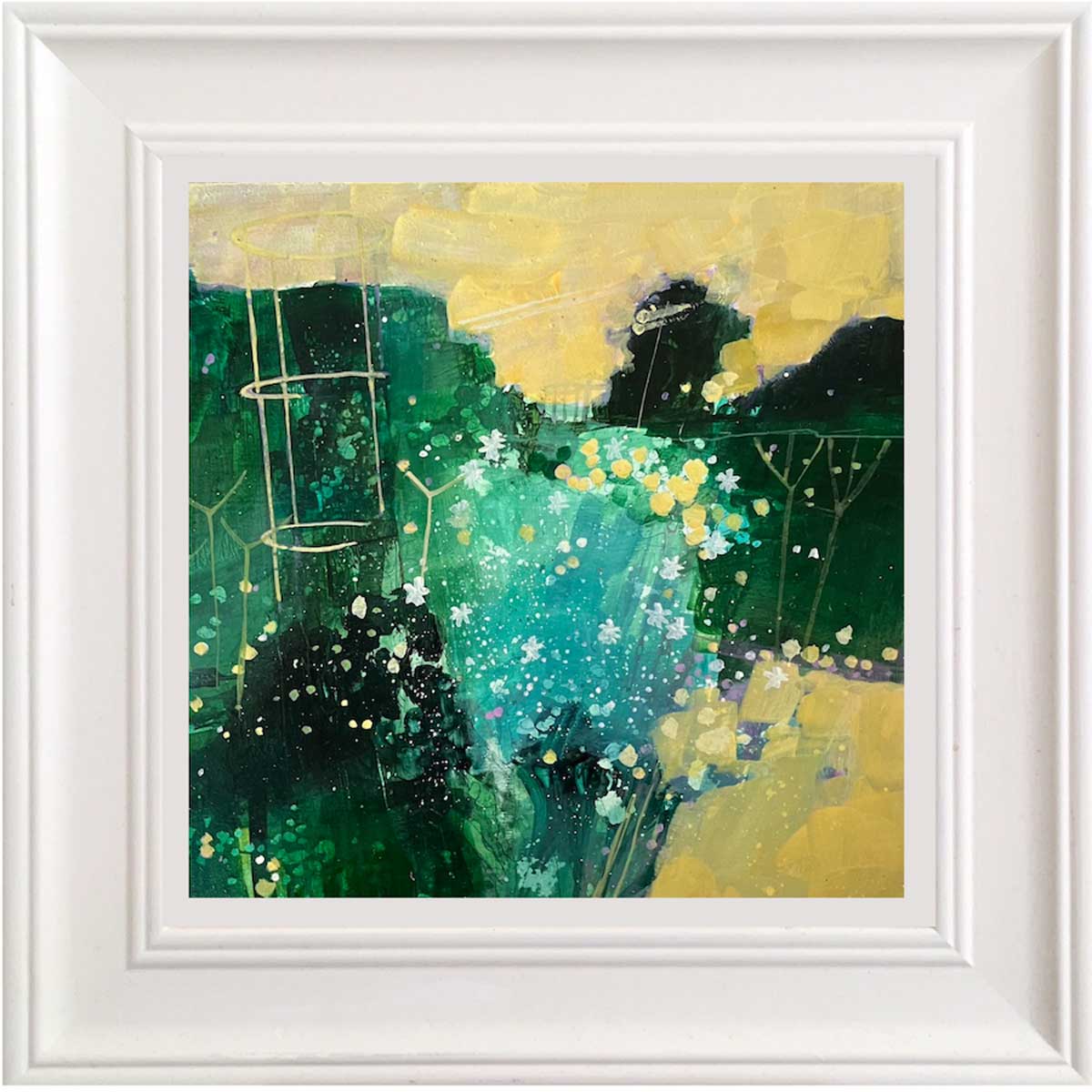 Flower Border and plant climbing frame 30.5.24 by Julian Sutherland-Beatson