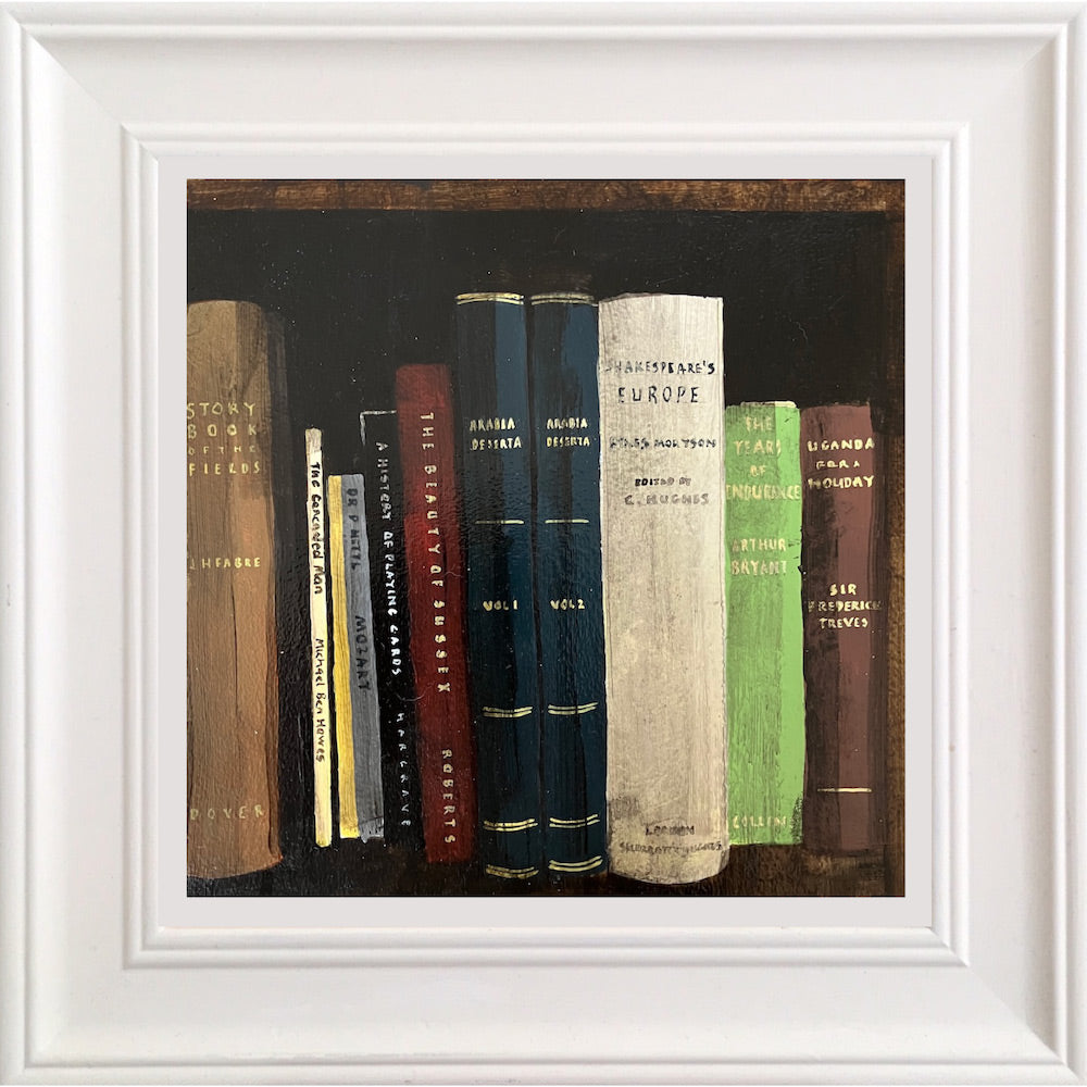 Bookshelf in the Organ Room #2 30.7.25 By Julian Sutherland-Beatson