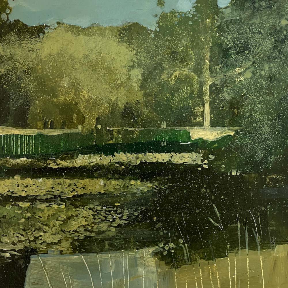 Towards the end of the Lake 5.7.25 By Julian Sutherland-Beatson