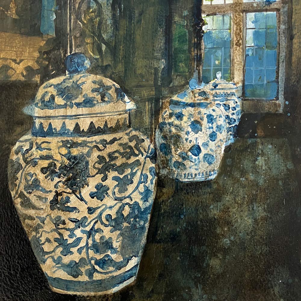 Oriental vases in the Organ Room 7.7.25 By Julian Sutherland-Beatson