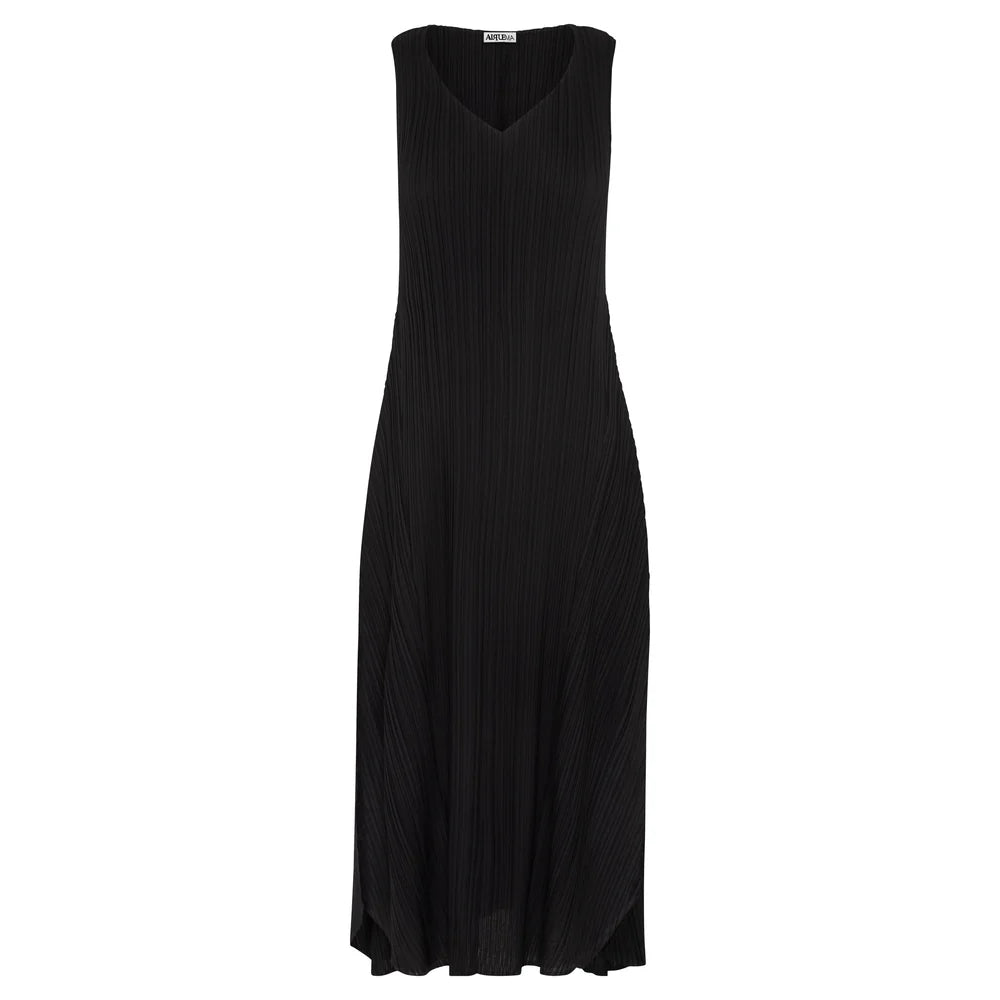 Black Pleated Dress