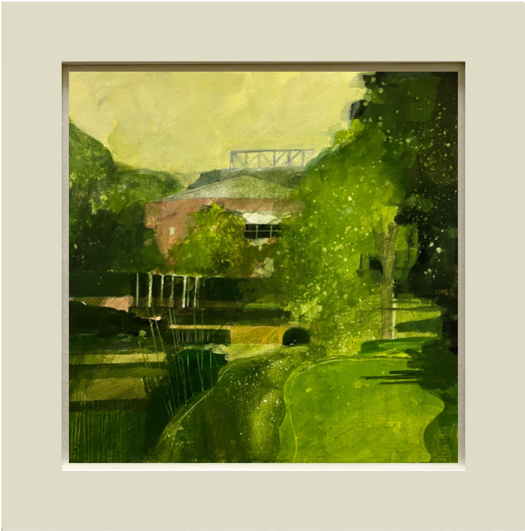 Across The Lake at Glyndebourne By Julian Sutherland-Beatson