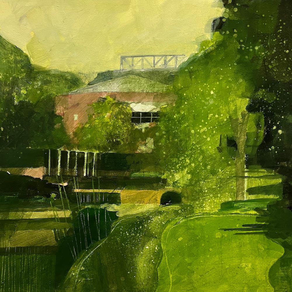 Across The Lake at Glyndebourne By Julian Sutherland-Beatson
