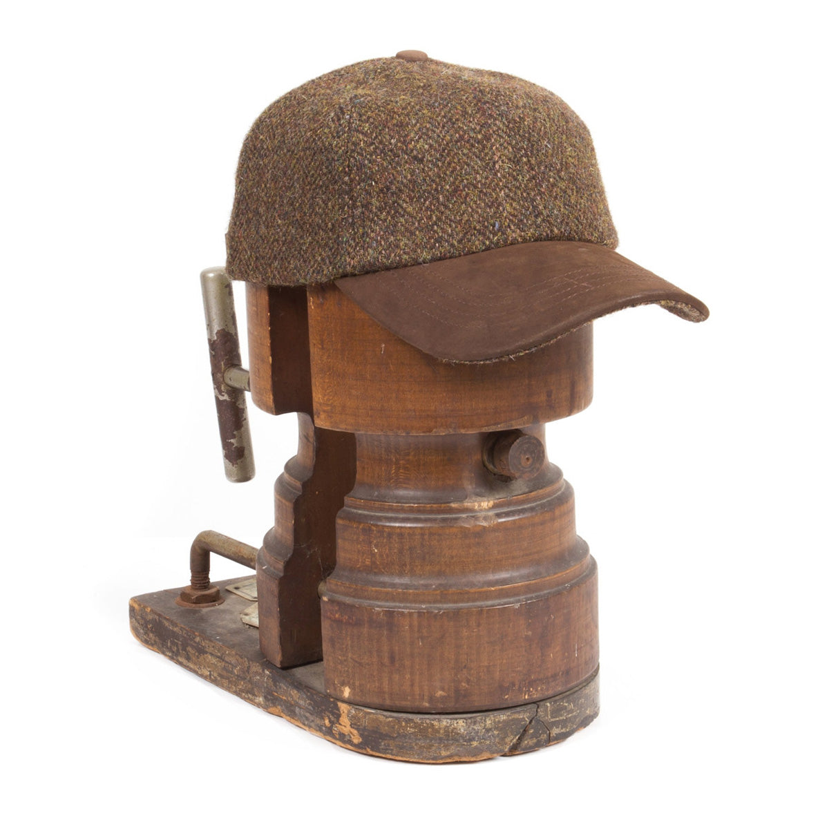 Rust Tweed Baseball Cap