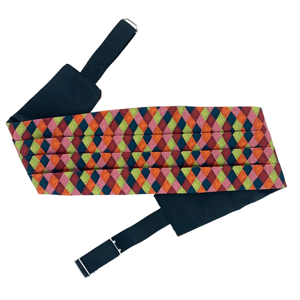 Glyndebourne Harlequin Cummerbund by Sara Berman