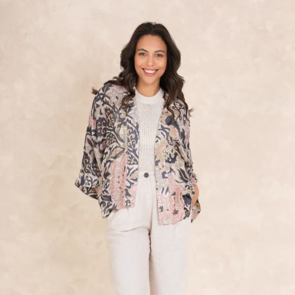 Block Print Kimono