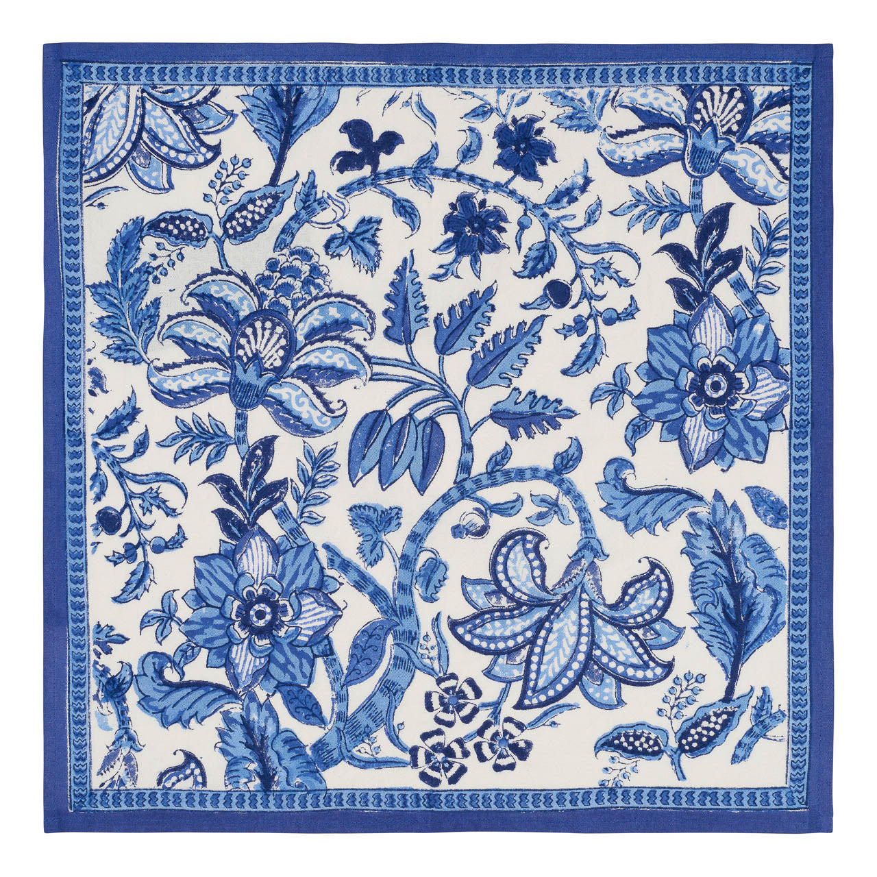 Blue Jardin Cotton Napkin Glyndebourne Shop