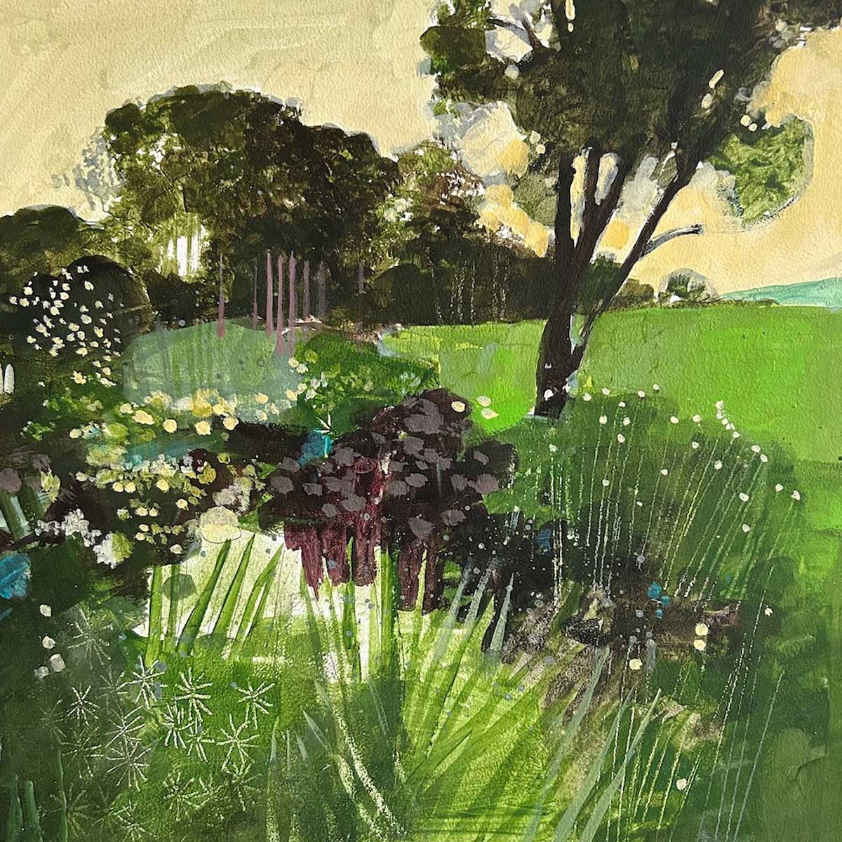 Spring flower border by Julian Sutherland-Beatson