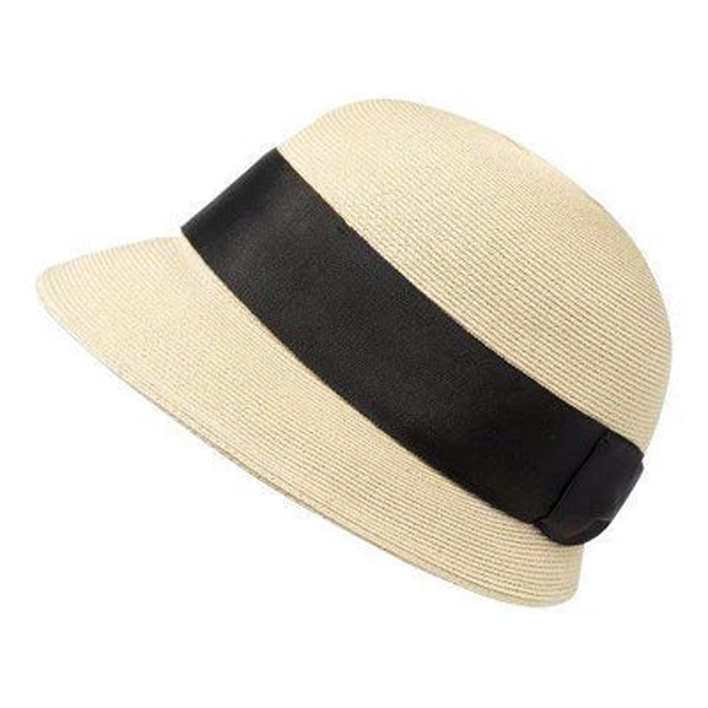 Miley Cloche Wide Ribbon Hat