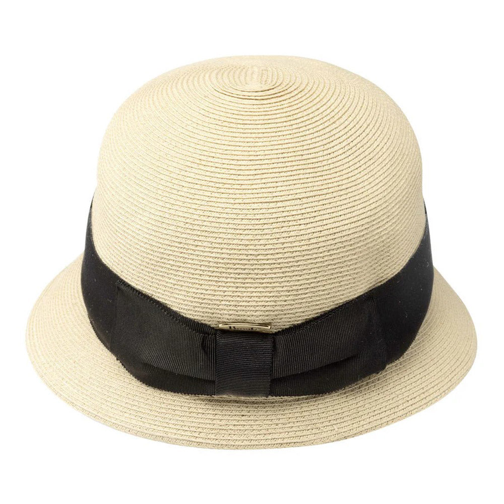 Miley Cloche Wide Ribbon Hat