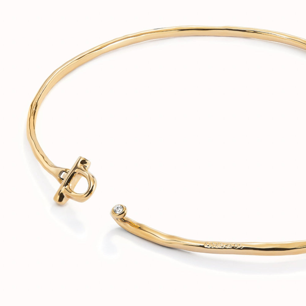 Choker Necklace & White Topaz Front Clasp