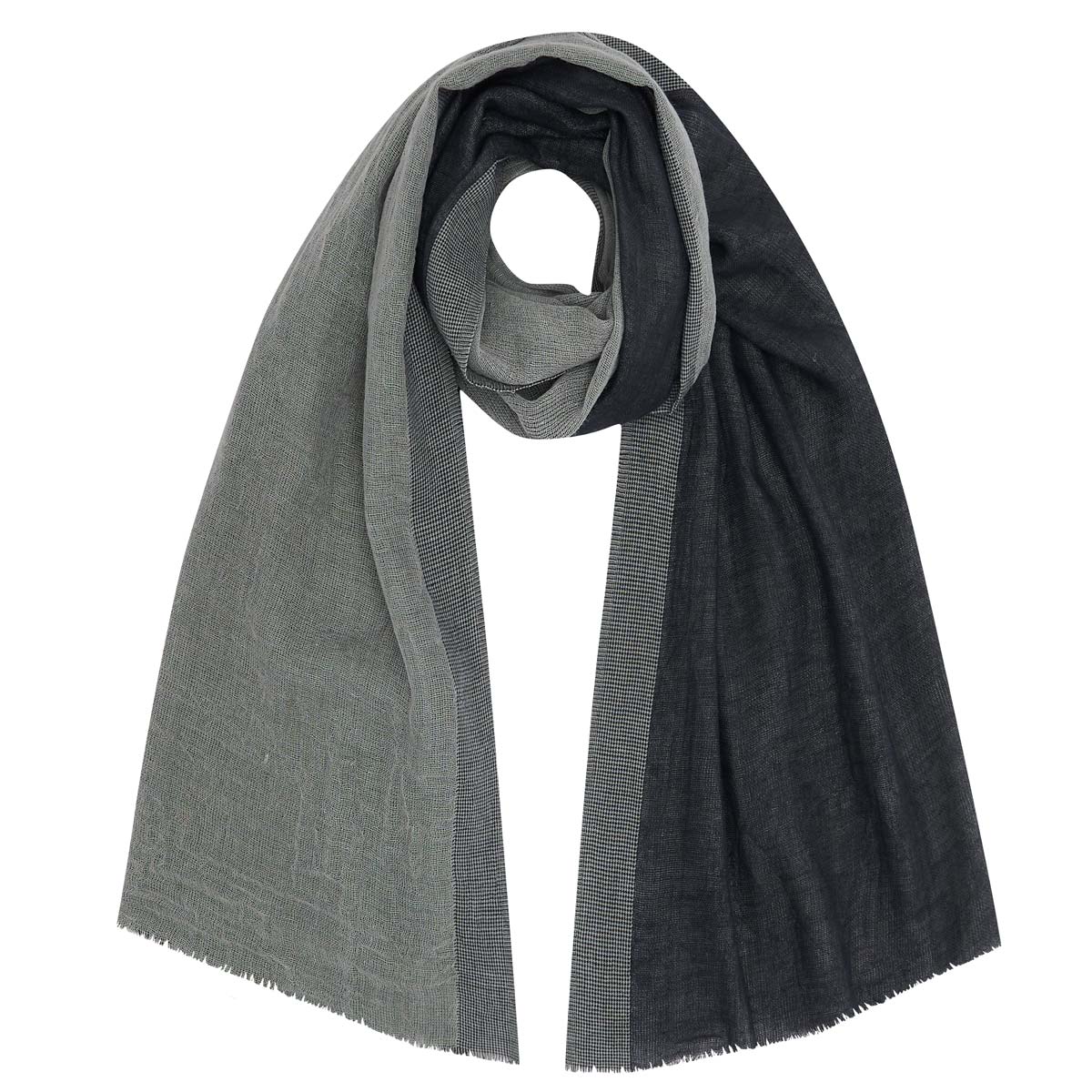Charlie Grey Cotton Scarf