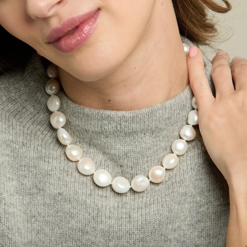 Classic Large Pearl Necklace