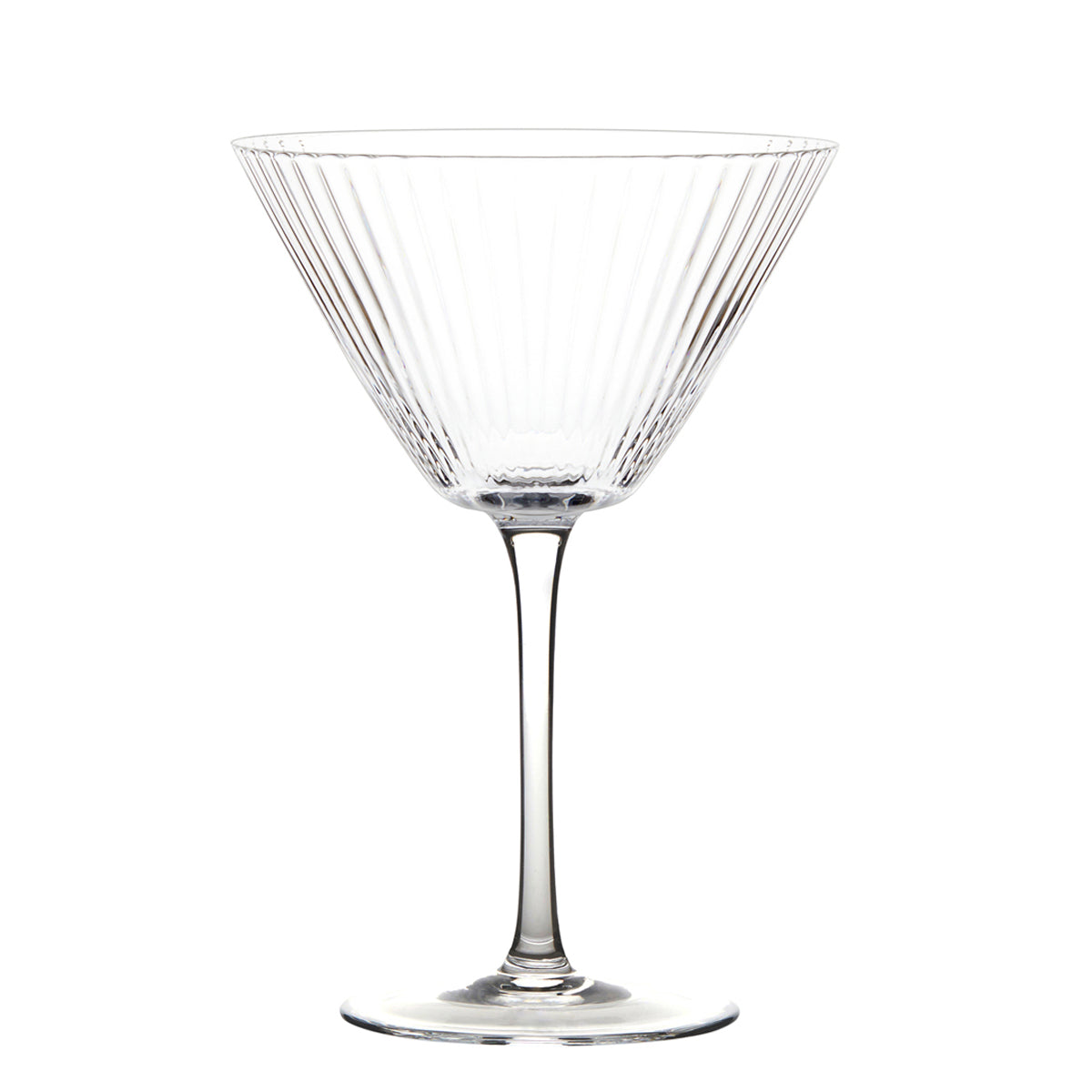 Ribbed  Cocktail Glass