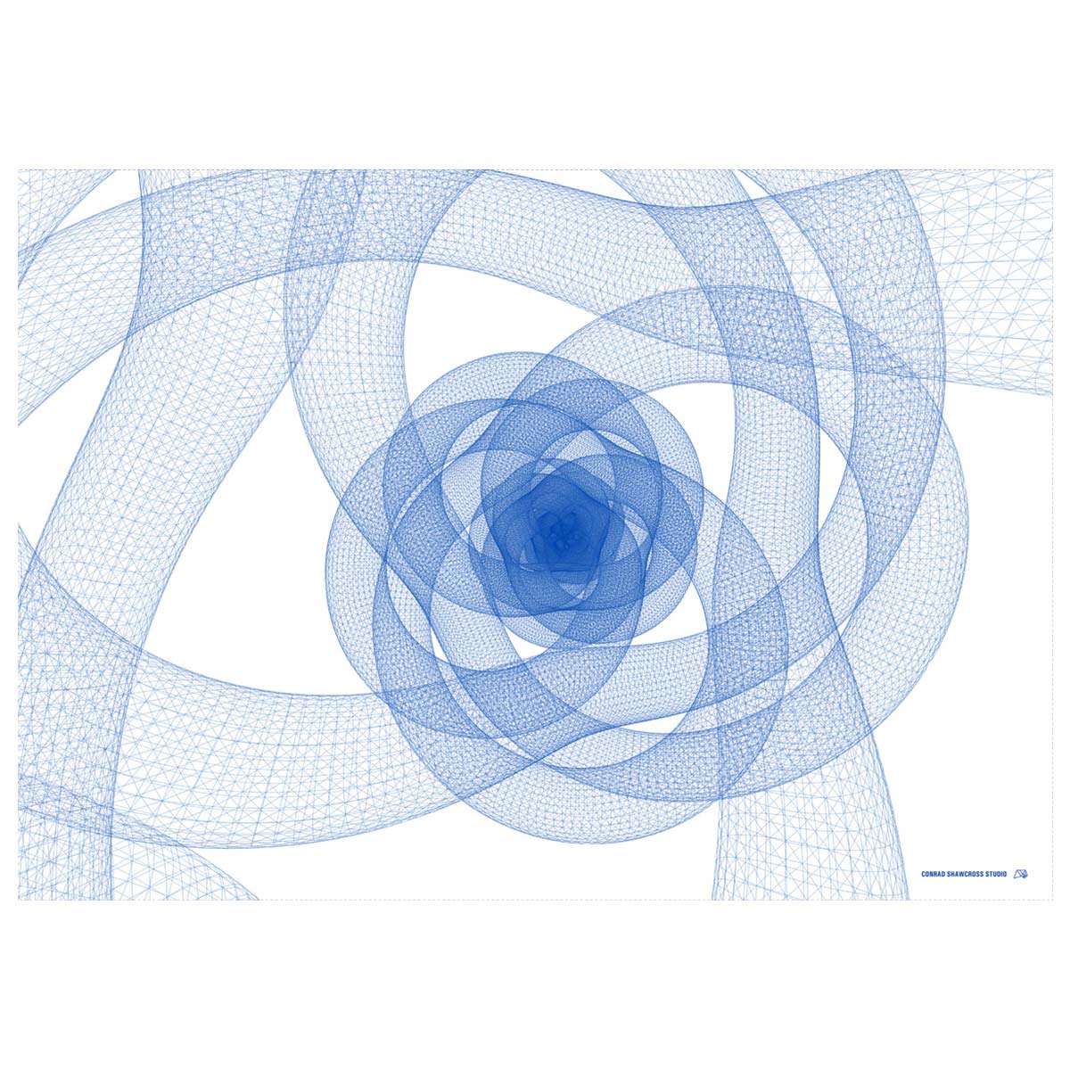Glyndebourne Festival 2024 'Manifold' Blue Sketchbook by Conrad Shawcross