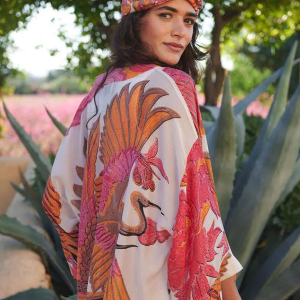 Crane Brights Kimono