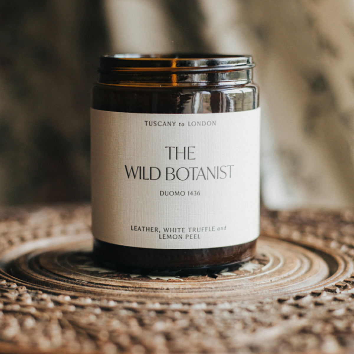 Duomo Soy Candle: Leather, White Truffle, Musk & Lemon Peel Glyndebourne Shop