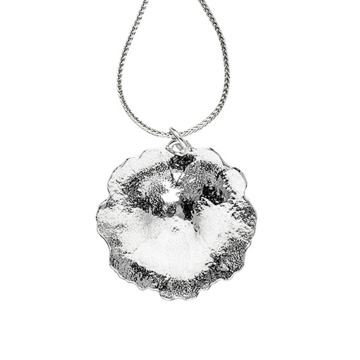 Edges Silver Large Flower Necklace Glyndebourne Shop