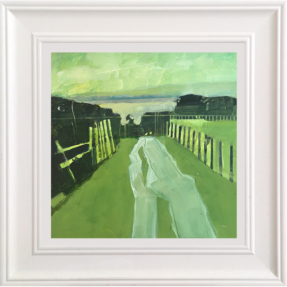 Farm Track Near Glyndebourne 14.7.26 By Julian Sutherland-Beatson