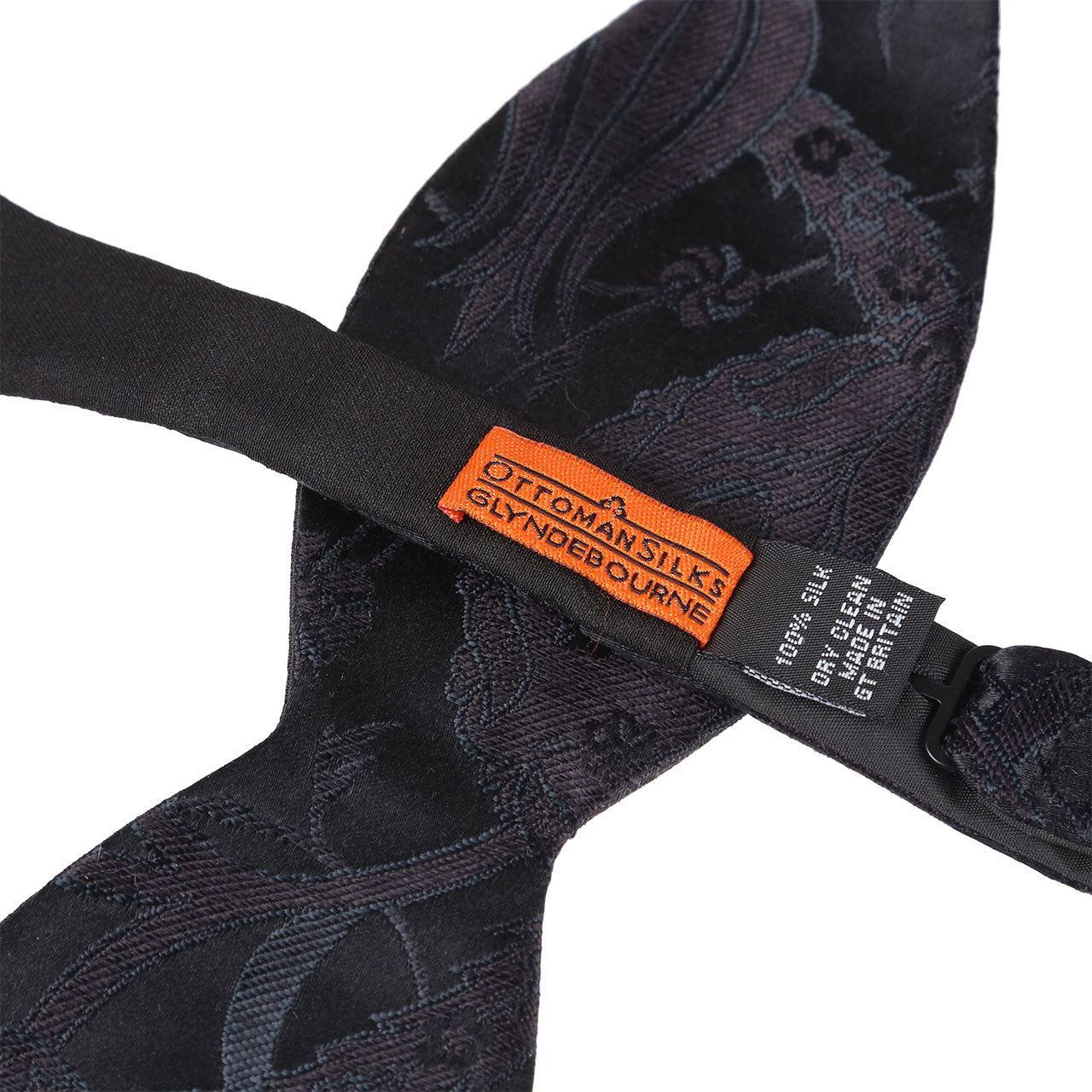 Glyndebourne Black Bow Tie by Ottoman Silks Glyndebourne Shop