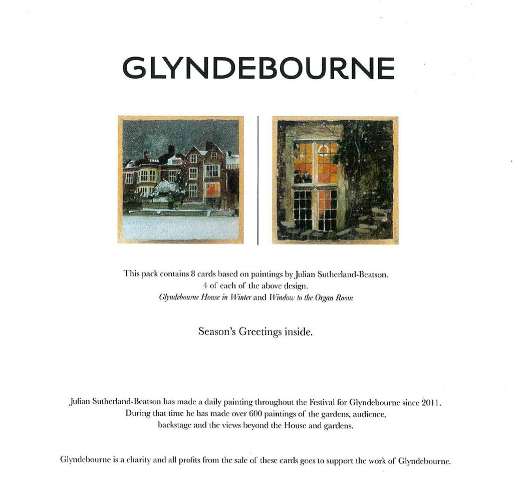 Glyndebourne Christmas Card Pack by Julian Sutherland-Beatson Glyndebourne Shop