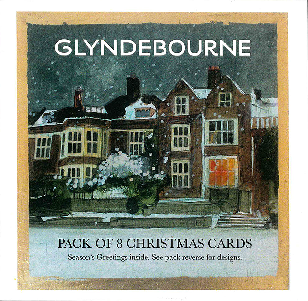 Glyndebourne Christmas Card Pack by Julian Sutherland-Beatson Glyndebourne Shop