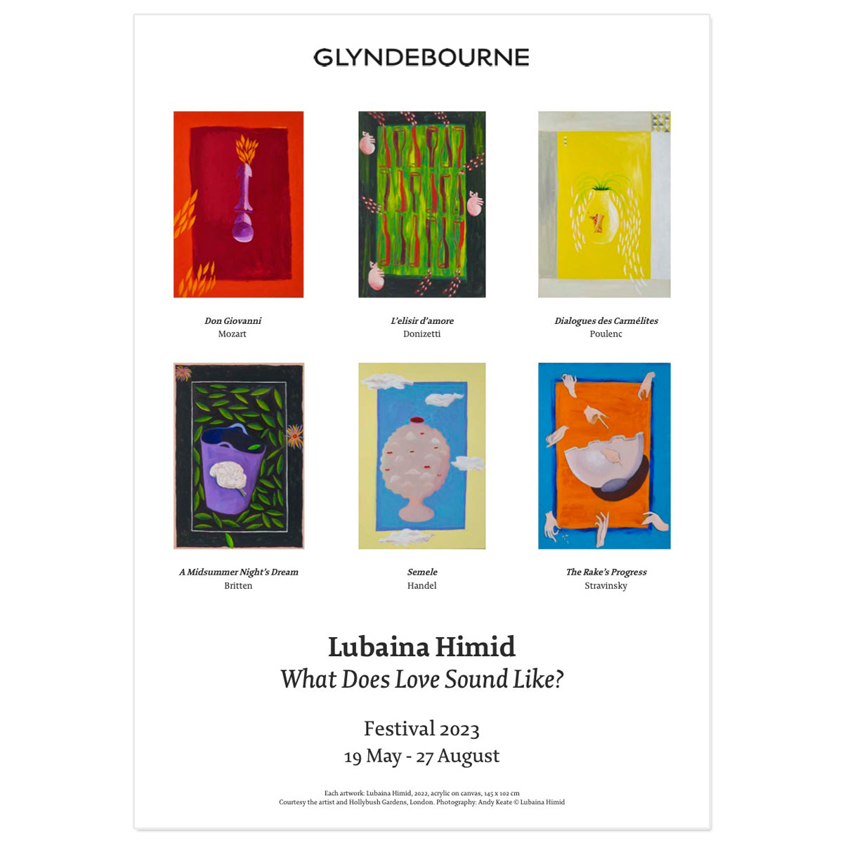 Glyndebourne Festival 2023 Poster (1) Glyndebourne Shop