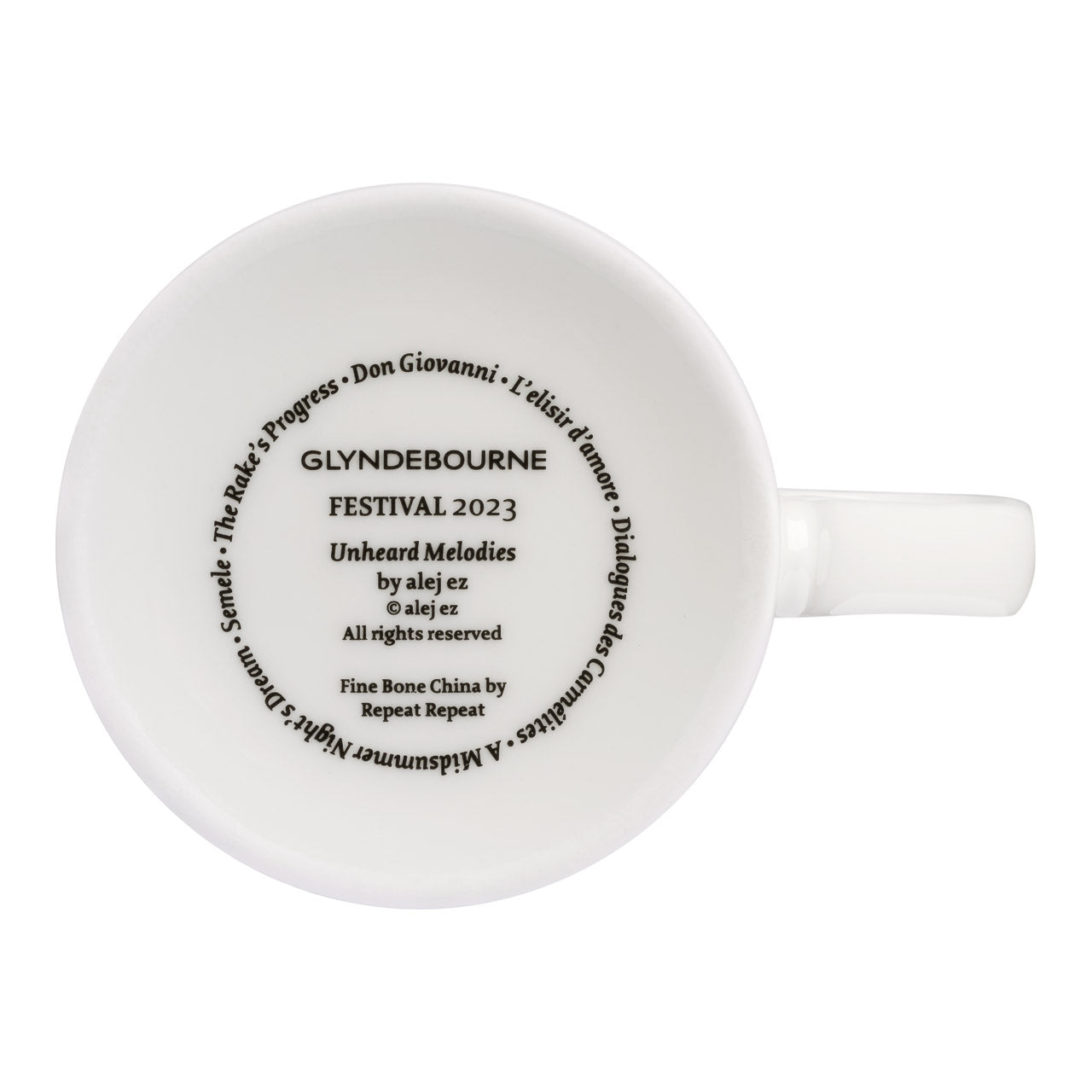 Glyndebourne Festival 2023 'Unheard Melodies' Mug Glyndebourne Shop