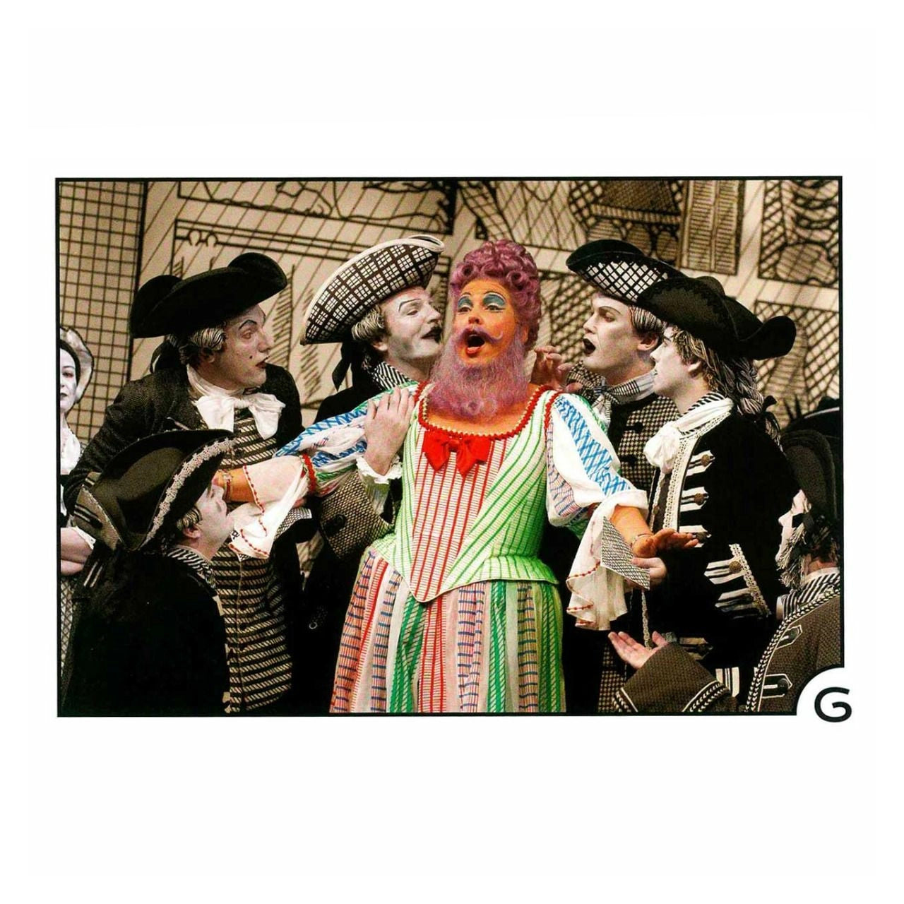 Glyndebourne 'The Rake's Progress' Baba the Turk 2010 Greetings Card Glyndebourne Shop