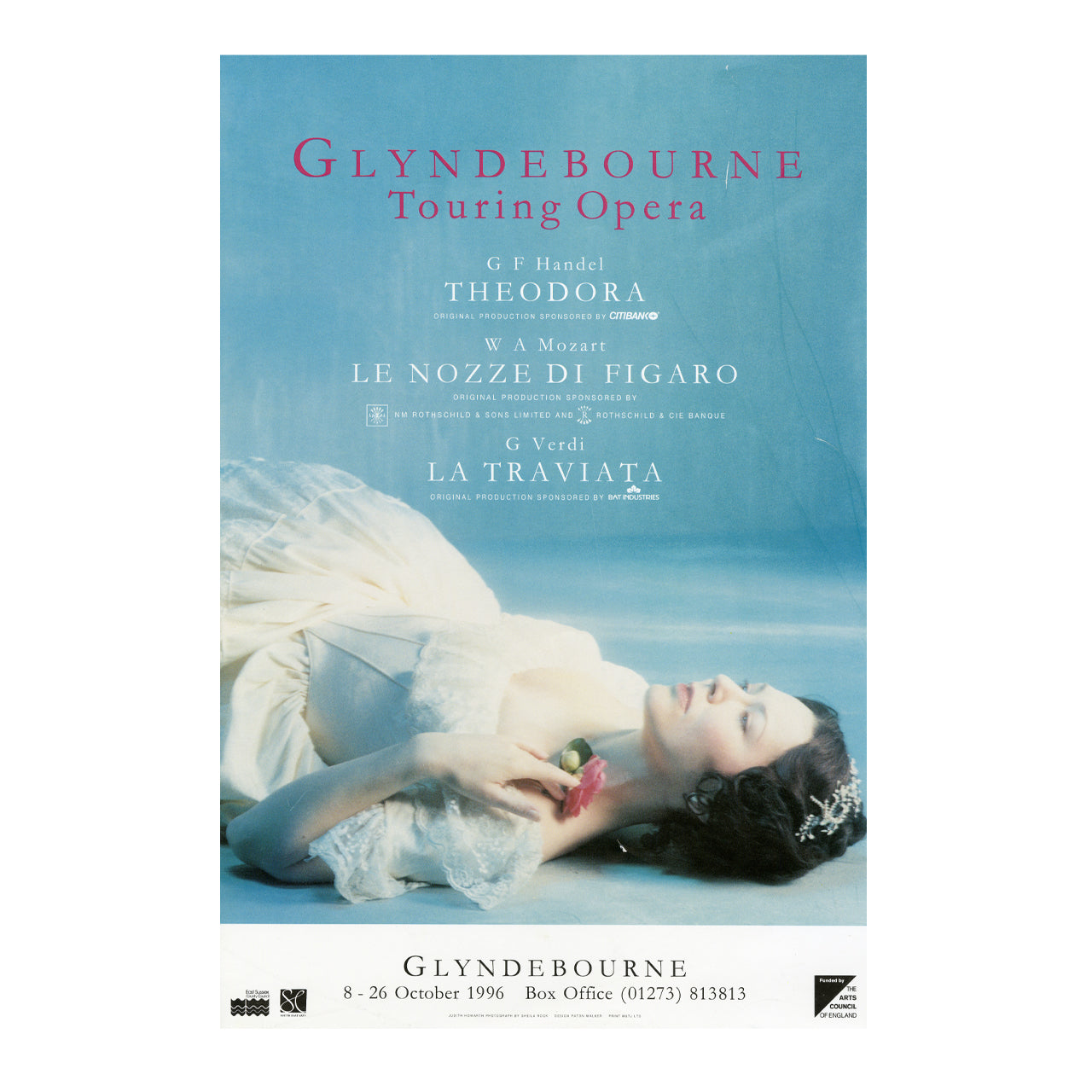 Glyndebourne Tour 1996 Poster (Multiple Locations) Glyndebourne Shop